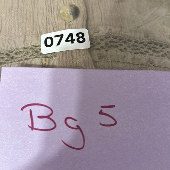 Free People Summer Stars Button Down Shirt Sz XS - Picture 15 of 15